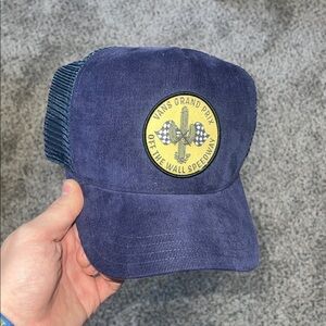 Vans Navy Corduroy Trucker Hat